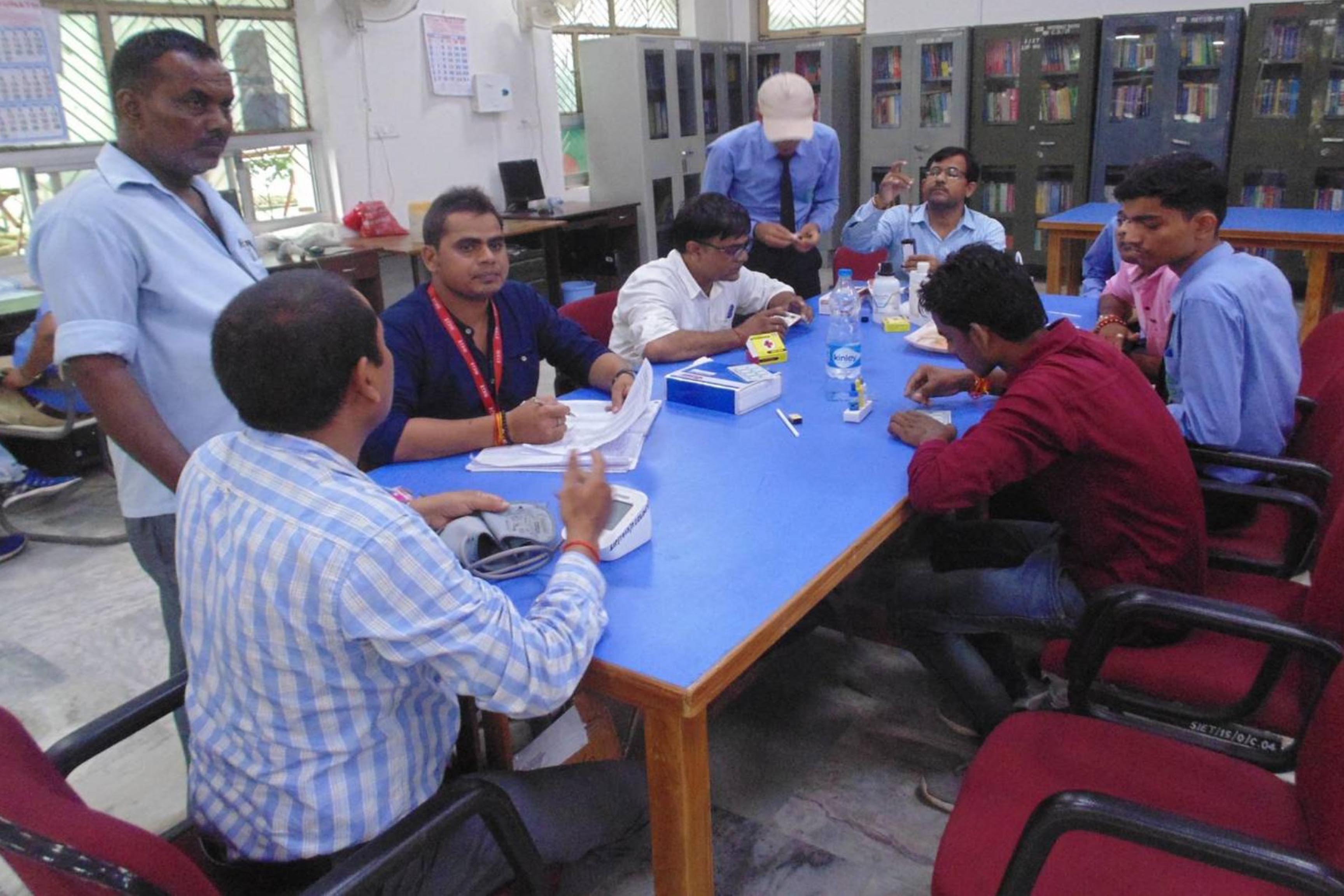 Health Camp at Campus